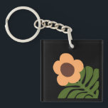 Green & Orange Modern Abstract Floral Keychain<br><div class="desc">Green & Orange Modern Abstract Floral is a stylish and eye-catching design featuring fresh green tones combined with vibrant orange floral elements. The modern abstract style creates a unique artistic look that feels both elegant and contemporary. Perfect for adding a touch of creativity and nature-inspired beauty to everyday products, home...</div>