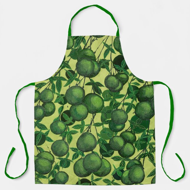 Green Oranges Apron (Front)