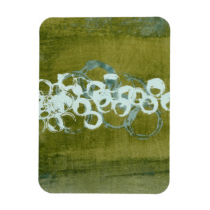 Green Orbs I Magnet