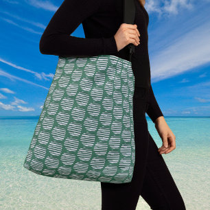 Green Orbs of Interference Crossbody Bag