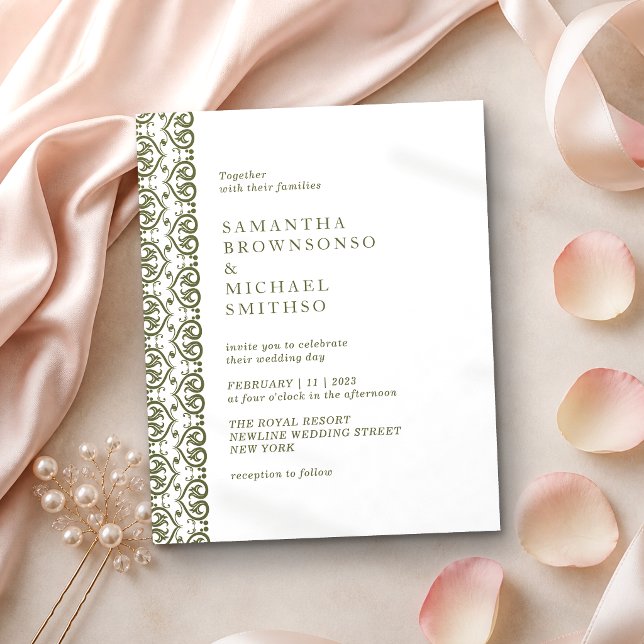 Green Ornamental Frame Flyer (Creator Uploaded)