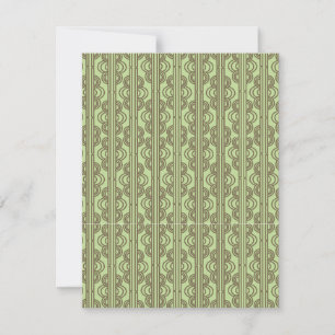 Green Oval Chains  Card