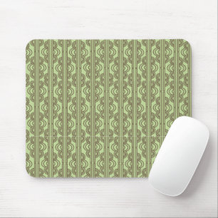 Green Oval Chains  Mouse Pad
