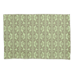 Green Oval Chains  Pillowcase