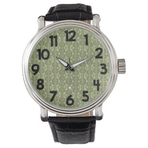 Green Oval Chains Watch