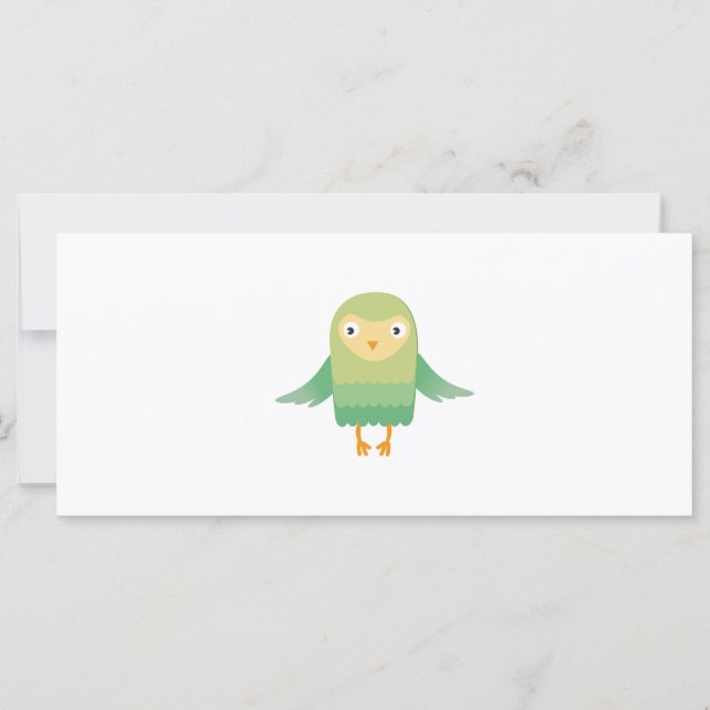 Green owl cartoon (Front)