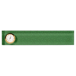 Green Paisley Nameplate