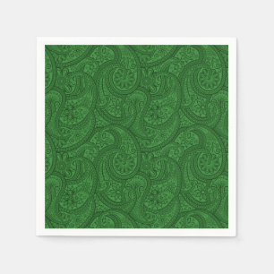 Green Paisley Napkin