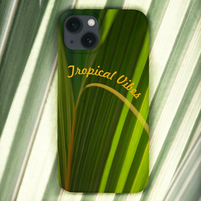 Green Palm Fronds Natural Abstract Case-Mate iPhone Case (Creator Uploaded)