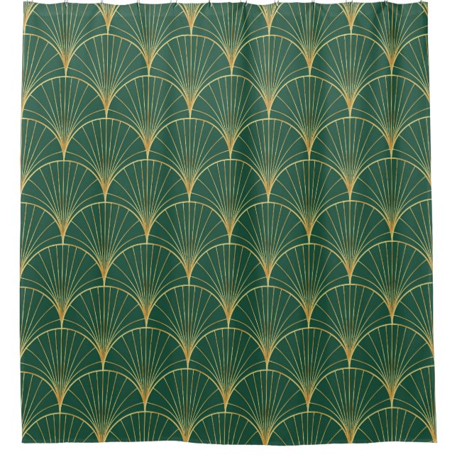 Green Palm Leaf Art Deco (Front)