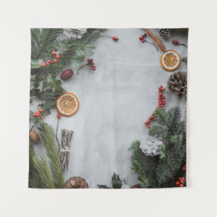 GREEN PALM LEAF TAPESTRY