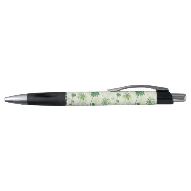Green Palm Tree Pattern Pen (Top)