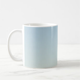 Green palm tree under white sky in the morning coffee mug