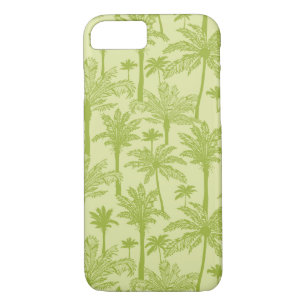 Green Palm Trees Pattern iPhone 8/7 Case