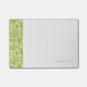 Green Palm Trees Pattern Post-it Notes