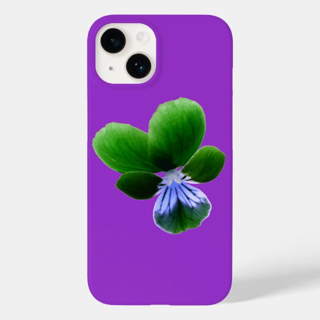 Green Pansy Case-Mate iPhone Case (Back)