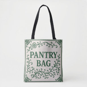 "GREEN PANTRY BAG" - CHINOISERIE TOTE BAG