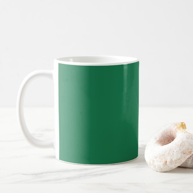 Green Paper Coffee Mug (With Donut)