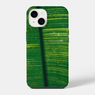 Green paper with details from Costa Rica iPhone 14 Case