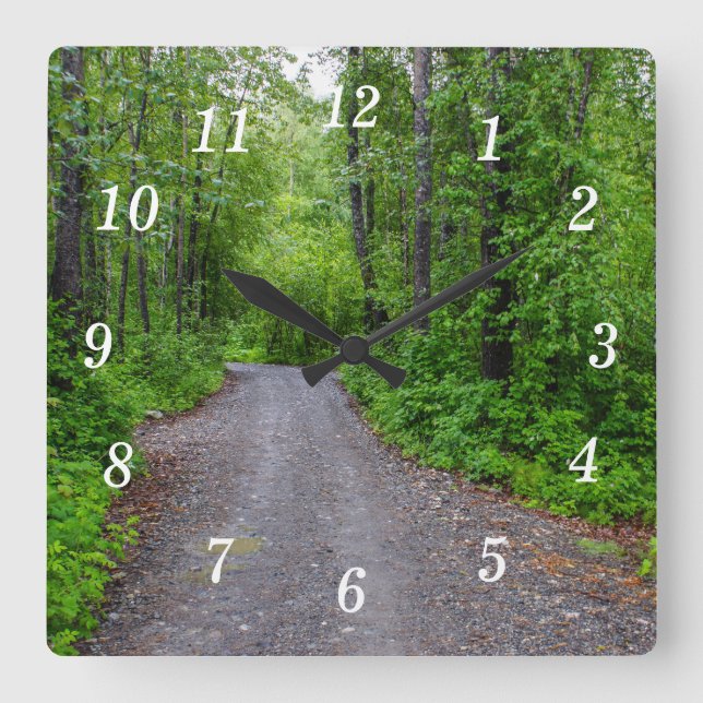 Green Paradise Wall Clock (Front)