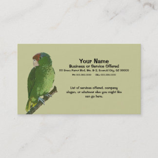 Green Parrot Business Card