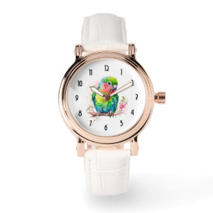 Green Parrot - Cute Baby Bird Watch