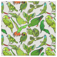 Green Parrot Pattern