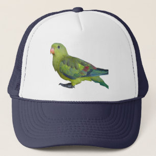 Green Parrot Trucker Hat