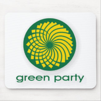 GREEN PARTY MOUSE PAD