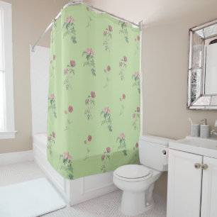 Green Pastel Floral Pattern Vintage Grandmillenial