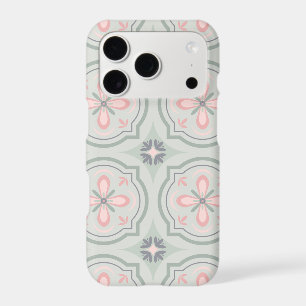 Green Pastel Floral Tiles