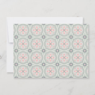 Green Pastel Floral Tiles