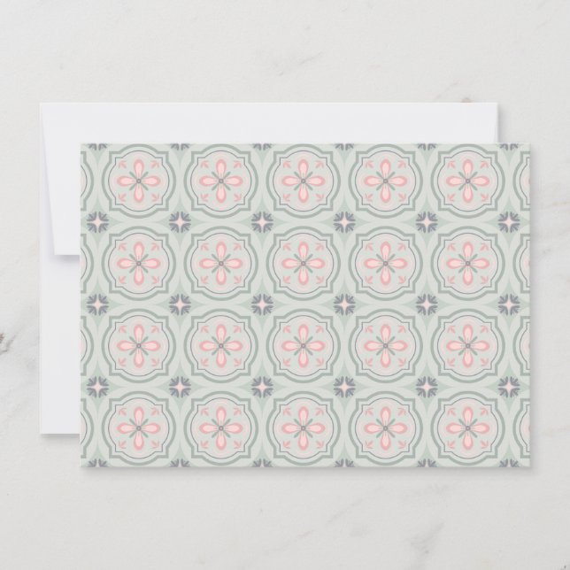 Green Pastel Floral Tiles (Front)