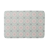 Green Pastel Floral Tiles