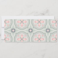 Green Pastel Floral Tiles