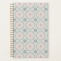 Green Pastel Floral Tiles