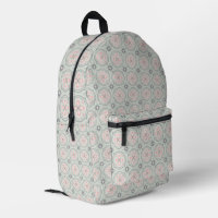 Green Pastel Floral Tiles