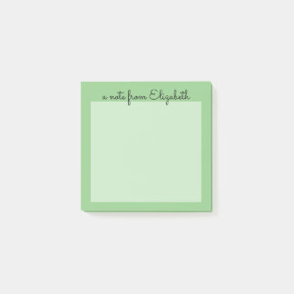 Green Pastel Minimal Post-it Notes