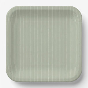 Green pastel. paper plate