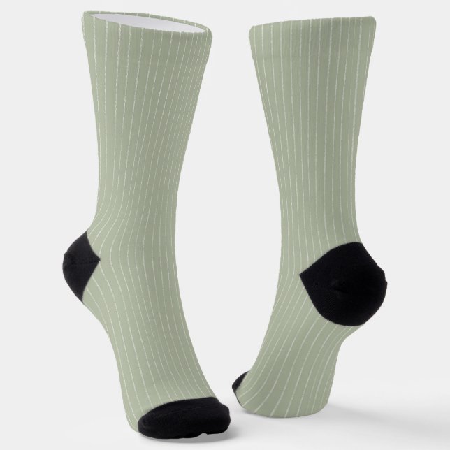 Green pastel. socks (Angled)