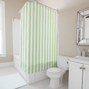 Green Pastel Stripes Pattern Modern Geometric