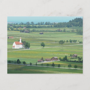 Green Pastures of Germany Postcard