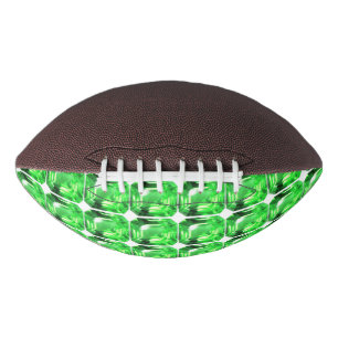 Green Pattern Football