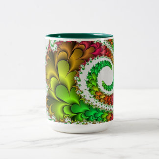 Green Pattern Mug