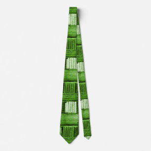Green Pattern Tie