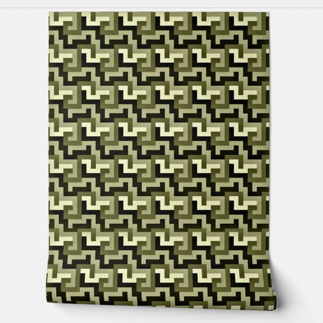 Green Pattern Wallpaper (Unrolling)