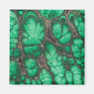 Green Patterned Malachite Magnet
