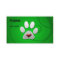 Green Paw Heart Pet Business Cards