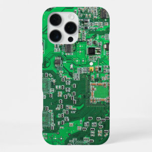 Green PCB Circuit Board Design for IT Pros iPhone 16 Pro Max Case