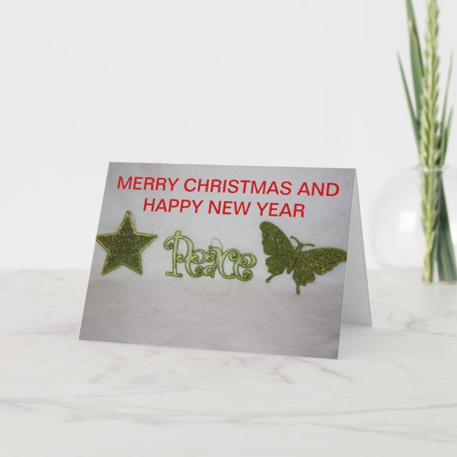 Green Peace Christmas Card (Front)